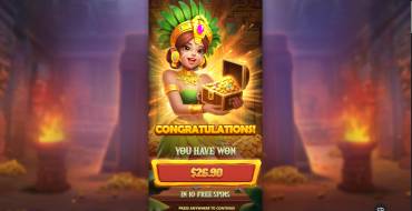 Fortune of Aztec: Winnings