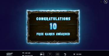 Frozen Yeti Dice: Free spins and/or respins
