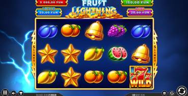 Fruit Lightning: Interface