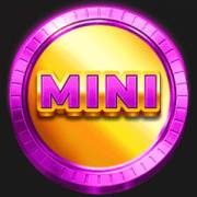 Fruit Lightning: A gold coin with purple lettering