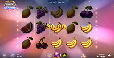 Fruit Vegas Extreme X125: Winnings