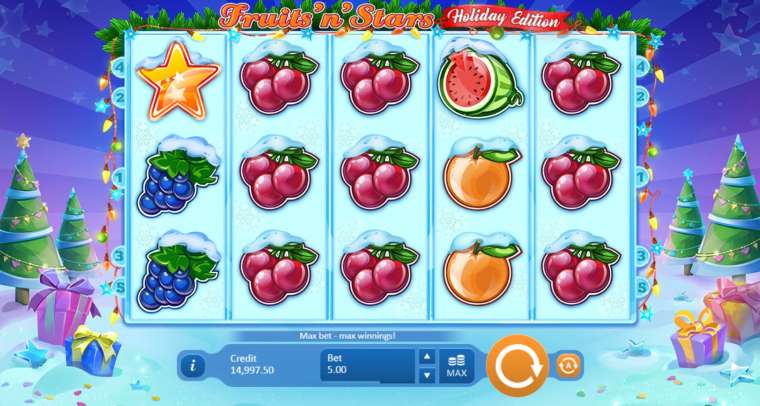 Play Fruits ‘n’ Stars: Holiday Edition slot