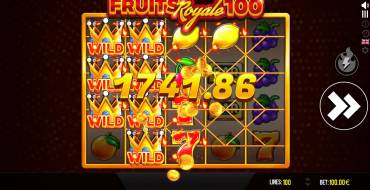 Fruits Royale 100: Winnings