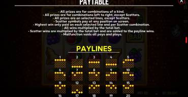 Fruits Royale 100: Rules