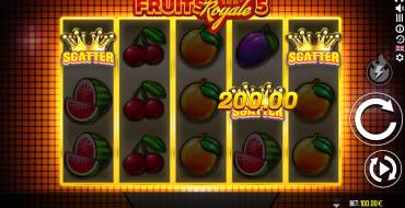 Fruits Royale 5: Special symbols