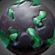 Gems Rampage: Green ball