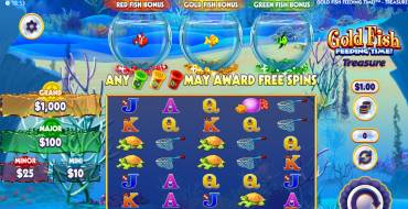 Gold Fish Feeding Time Treasure: Slot machine