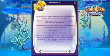 Gold Fish Feeding Time Treasure: Rules