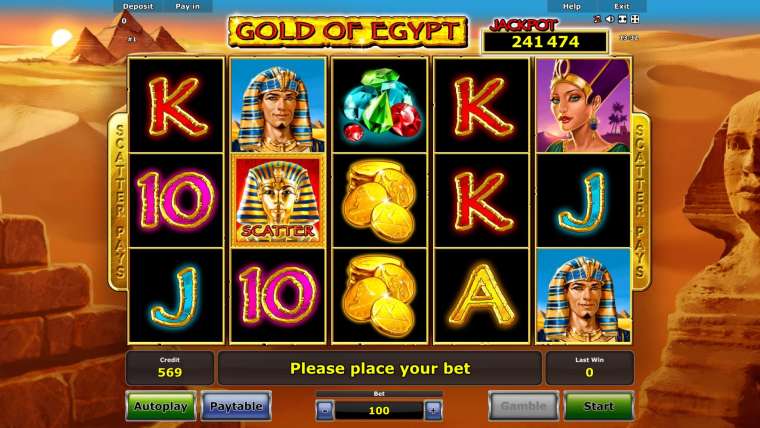 Play Gold of Egypt slot