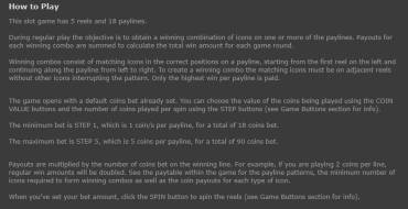 Golden Casino: Rules