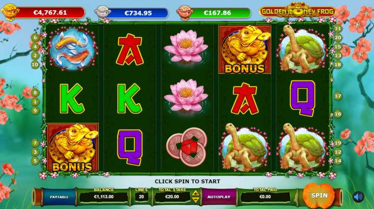 Play Golden Money Frog slot