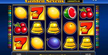 Golden Sevens: Slot machine