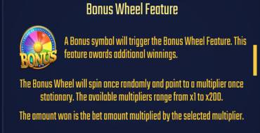 Golden Wheel: Bonus games