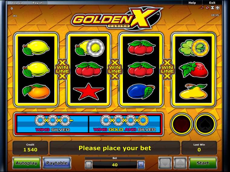 Play Golden X Casino slot