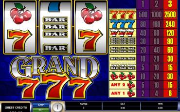 Grand 7’s slot