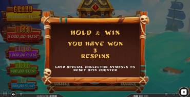 Grand Ahoy: Free spins and/or respins