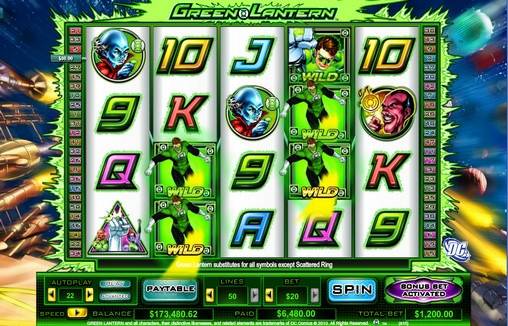 Green Lantern slot