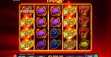 Hell Hot 40: Winnings