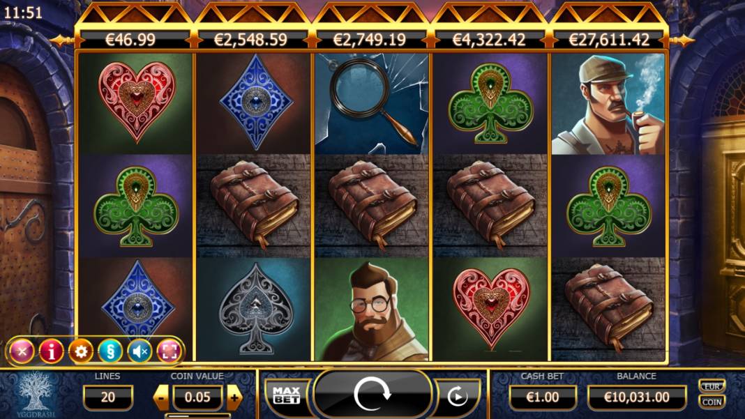 Holmes and the Stolen Stones slot