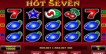 Hot Seven: Slot machine