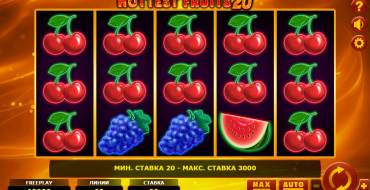 Hottest Fruits 20: Slot machine