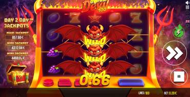 Inferno Devil 100: Special symbols