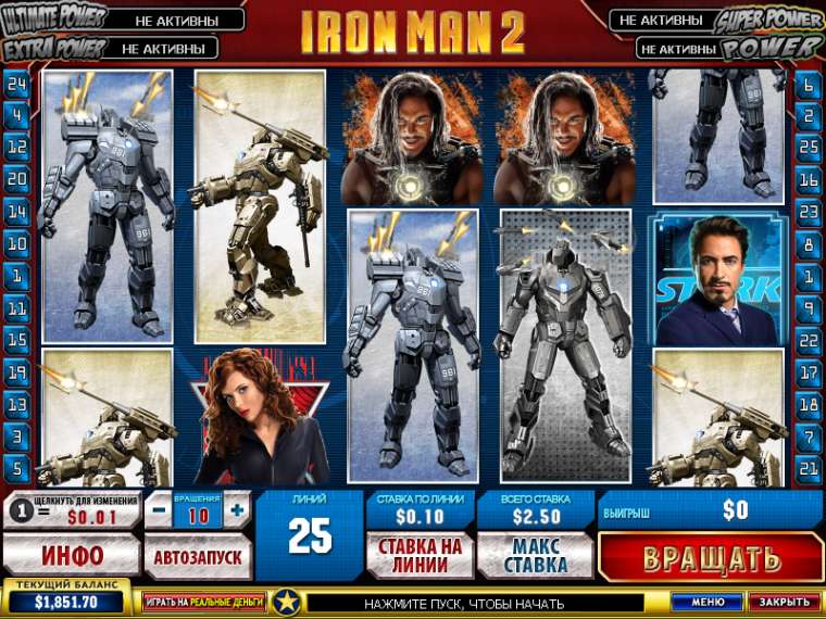 Play Iron Man 2 slot