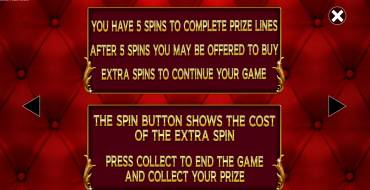 Jackpot King Prize Lines: Free spins and/or respins