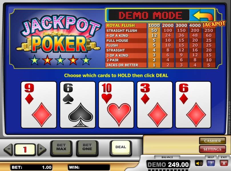 Jackpot Poker online