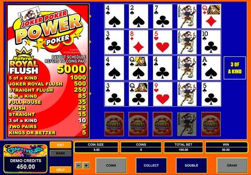 Joker Poker Power Poker online