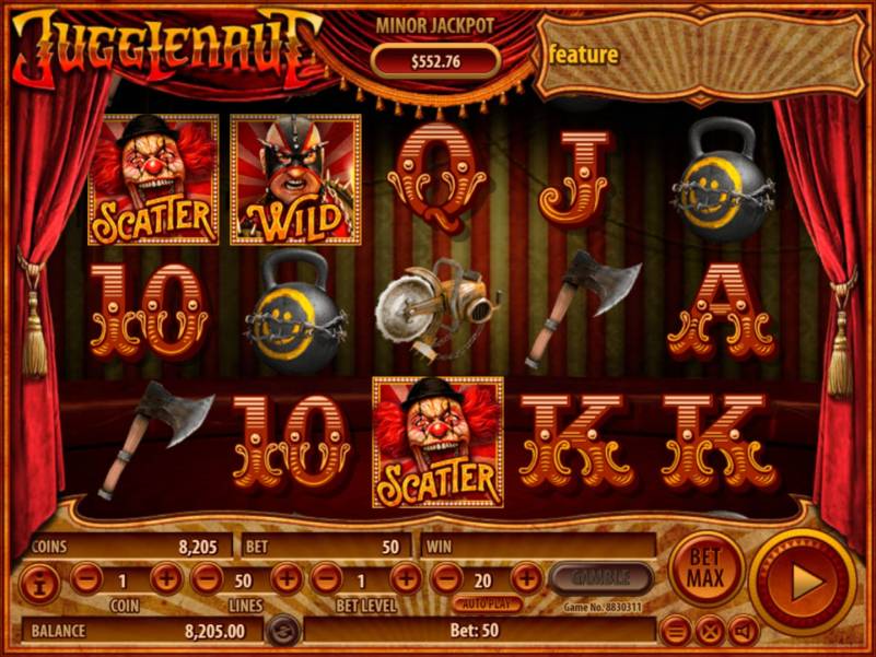 Jugglenaut slot
