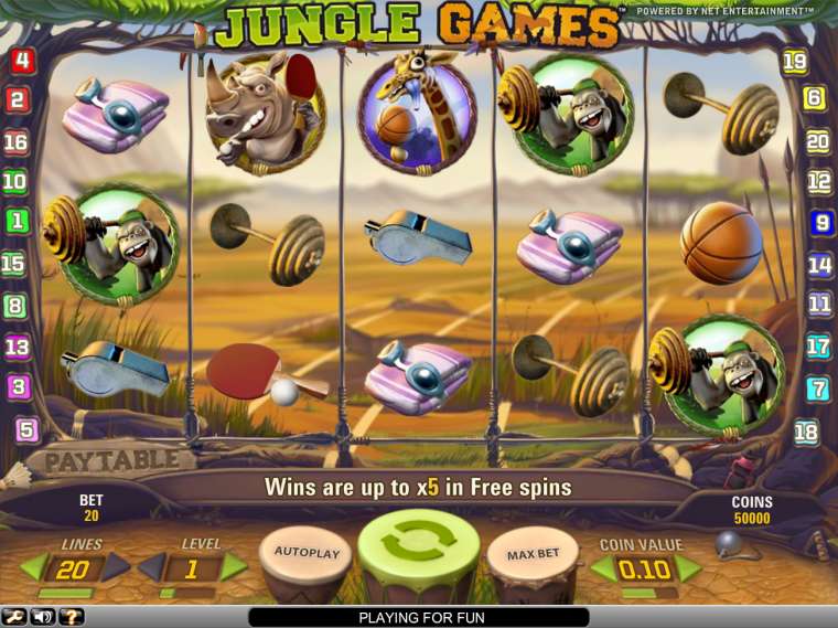 Play Jungle Games slot