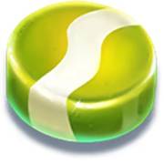 King of Sweets: Green lollipop