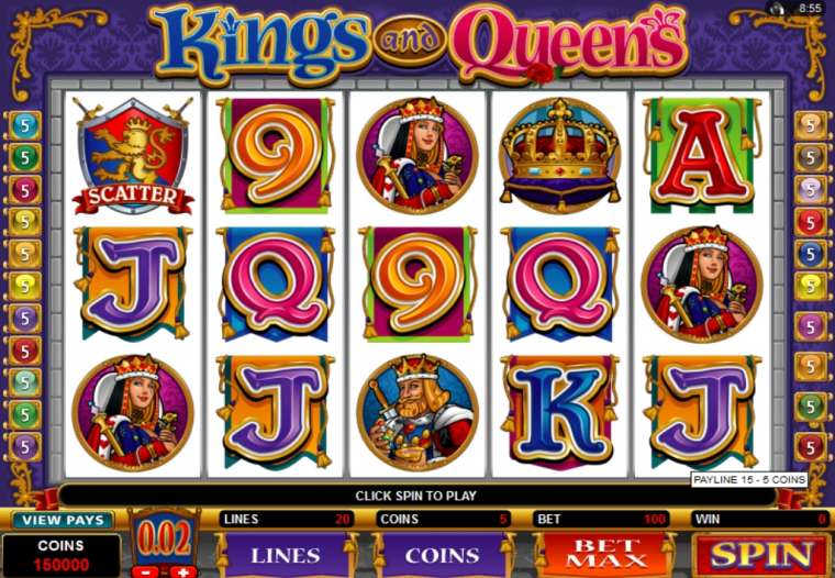 Play Kings and Queens slot