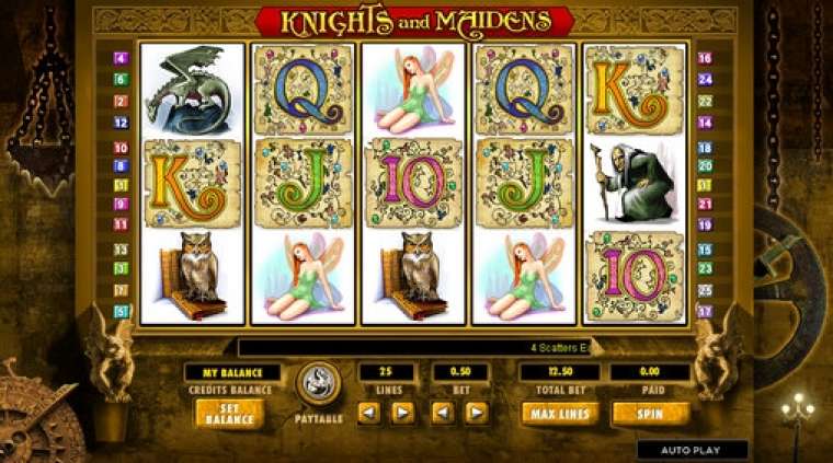 Play Knights and Maidens slot