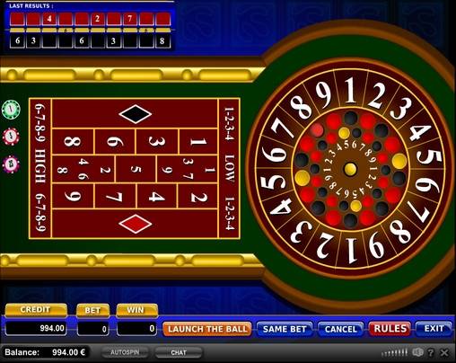 La Boule Roulette online