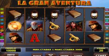 La Gran Aventura: Slot machine