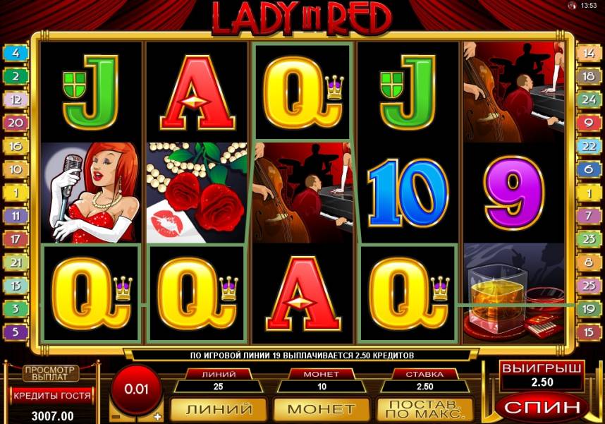 Lady In Red slot