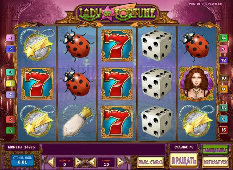 Play Lady of Fortune slot
