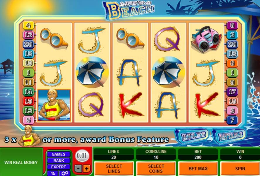 Life’s a Beach slot