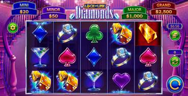 Lock it Link Diamonds: Slot machine
