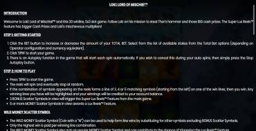 Loki Lord of Mischief: Rules