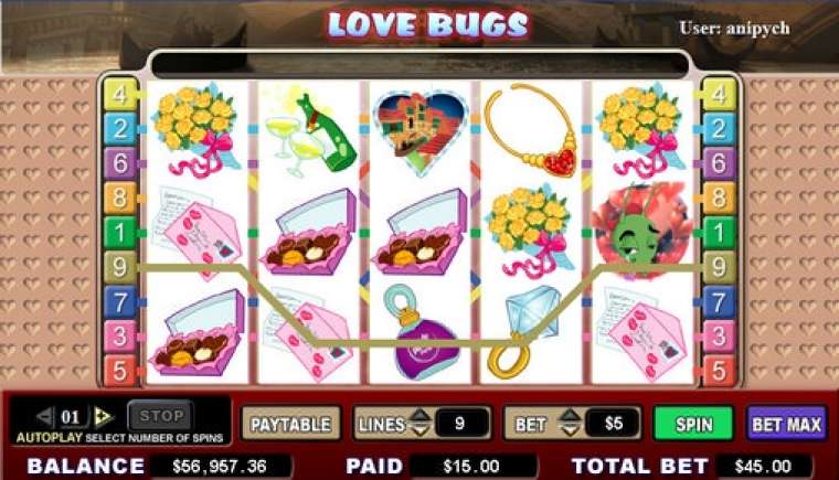 Play Love Bugs slot