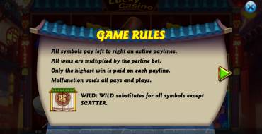 Lucky Casino: Rules