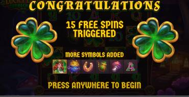 Lucky Lady Leprechaun: Free spins