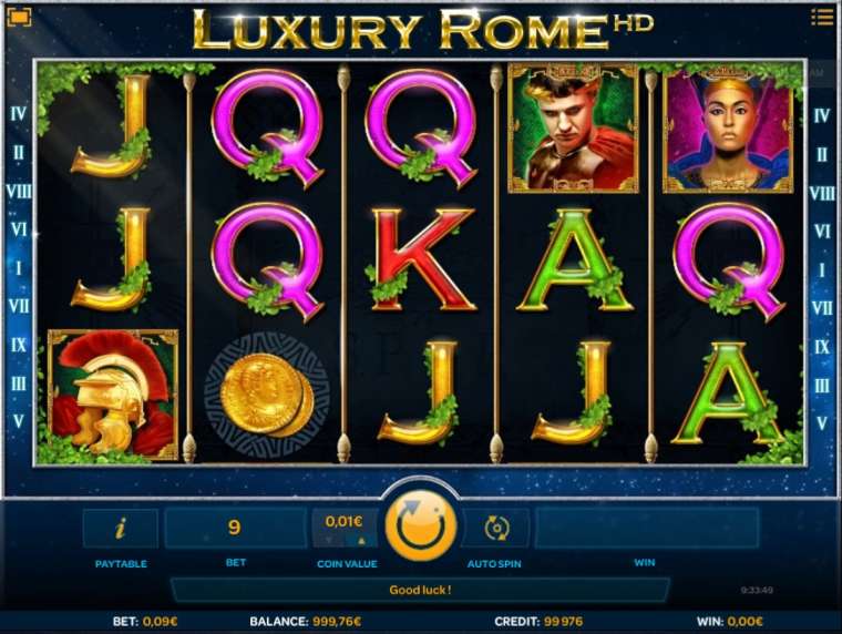 Play Luxury Rome slot
