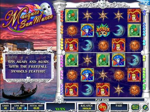 Masques of San Marco slot