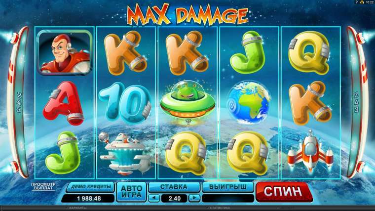 Play Max Damage slot