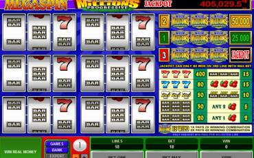 MegaSpin Prog Major Millions – Progressive slot