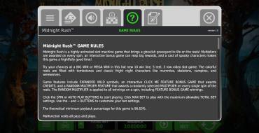 Midnight Rush: Rules